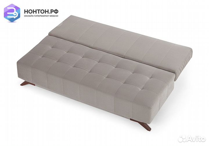 Диван еврокнижка Баден-Баден серый