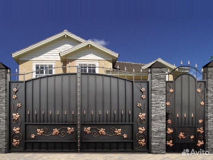 Кованые ворота беспроцентная рассрочка