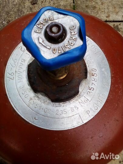 Газовый баллон 50л ссср-гост