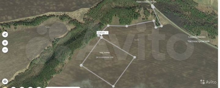 Участок 9,48 га (СНТ, ДНП)