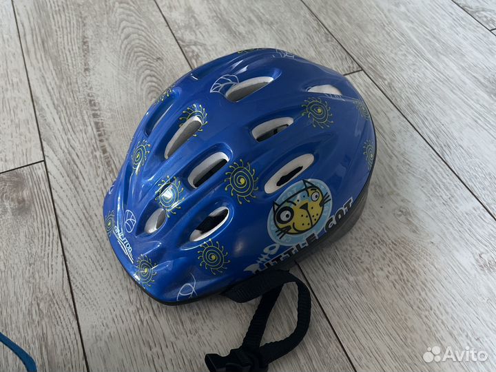 Ролики детские с защитой и шлемом