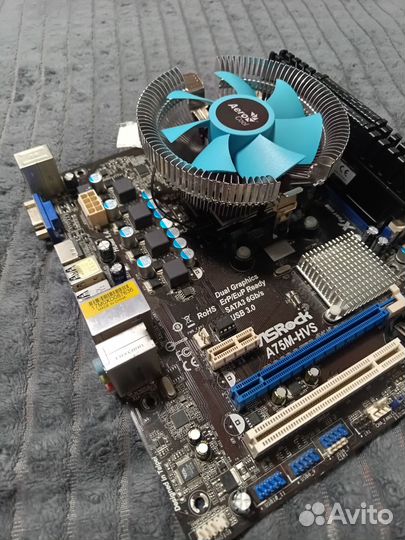 Рабочий комплект на Amd A8-3800 8 гигов оперативки