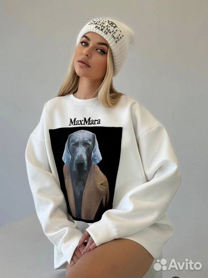 Max mara свитшот собака