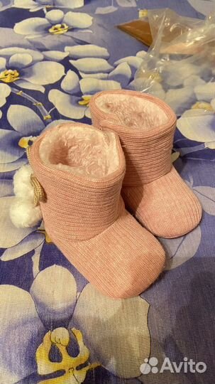 Пинетки-тапочки для девочки