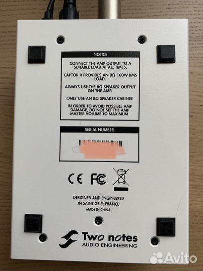 Two Notes Torpedo Captor X 8ом