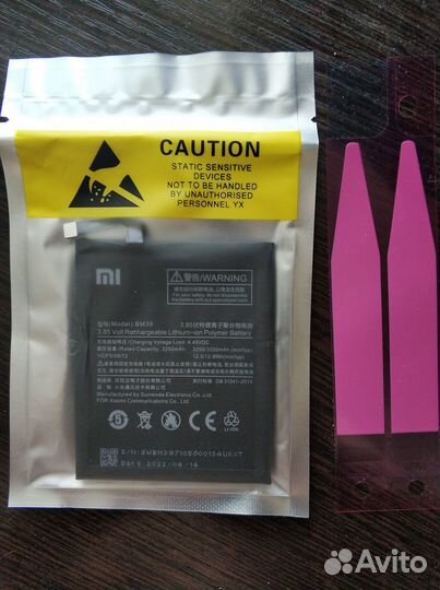 Аккумулятором для Xiaomi Mi 6 (BM 39)