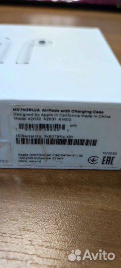 Беспроводные наушники apple airpods 2 оригинал