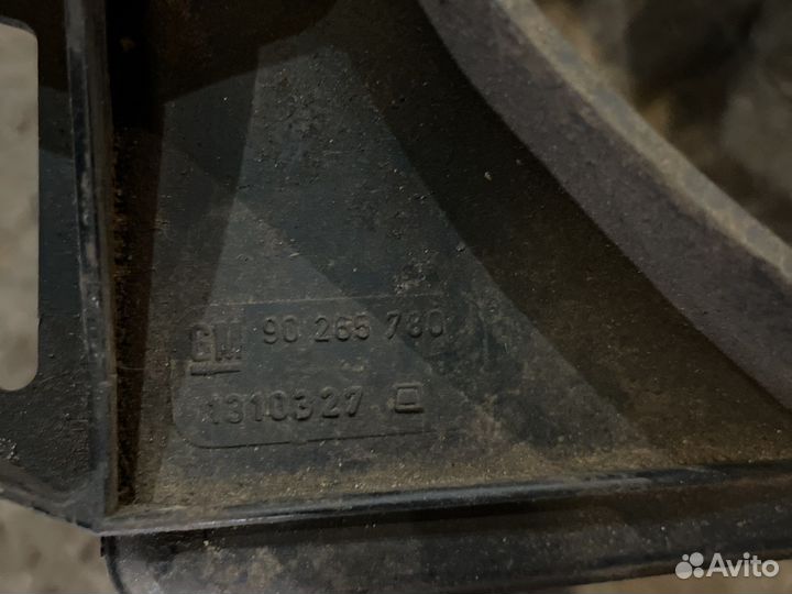 Диффузор в сборе opel vectra a 1988-95