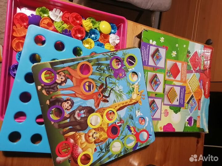 Детская мозаика и кубики