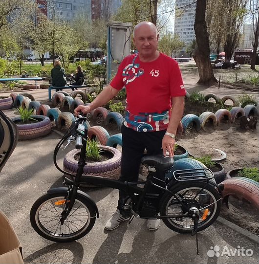 Электровелосипед складной