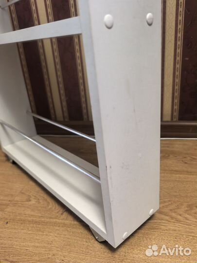 Полка на колесиках узкая