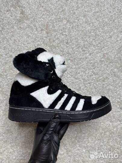 Новые Кроссовки Adidas Jeremy Scott Panda Bear (Ор