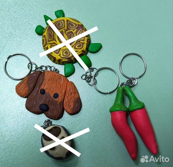 Брелоки, броши, значки, браслеты, магниты