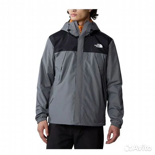 THE north face Antora Windbreaker Jackets Men Gray+Shopping Bag (XL)(27)