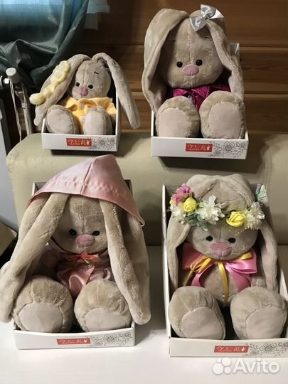 Мягкая игрушка зайка Ми, кошечка Ли-Ли / Буди Баса