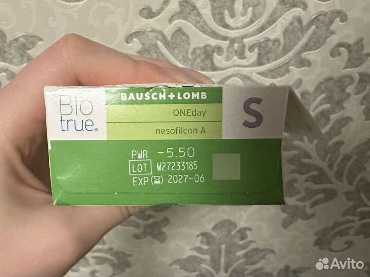 Контактный линзы -5,50 bausch and lomb Biotrue