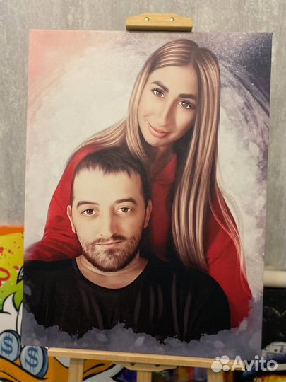 Арт Портреты на заказ Картины на холсте