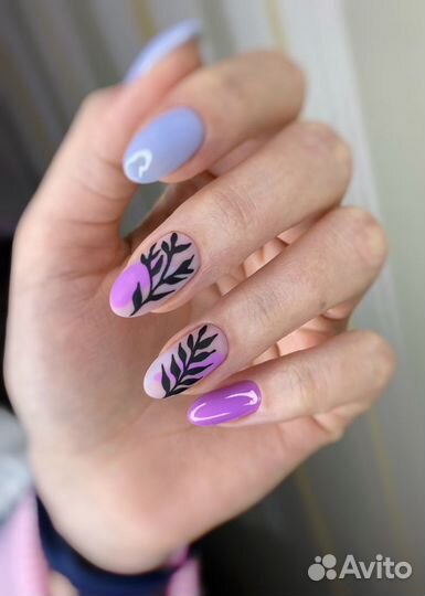 Маникюр,гель лак,брови