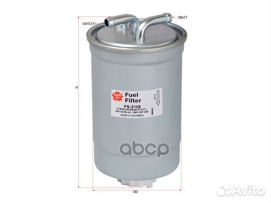 Фильтр топливный FS3105 Sakura