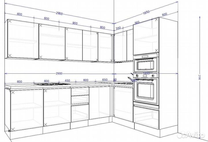 Встроенная кухня от производителя