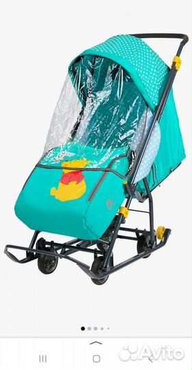 Детские санки коляска ника
