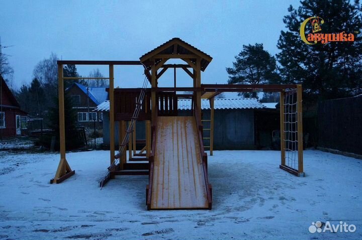 Игровой комплекс качели лодочка