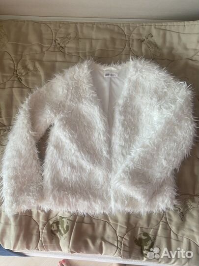 Жакет из искуственного меха H&M, р.146-152