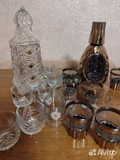 Штофы и рюмки СССР