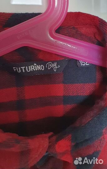 Рубашка тёплый хлопок/фланель 152