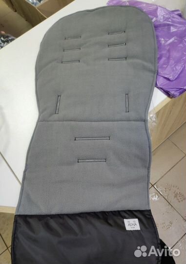 Флисовый матрасик в коляску (новый)