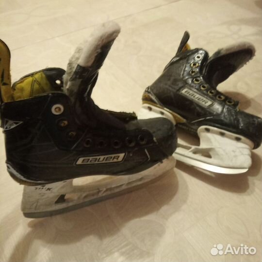 Хоккейные коньки bauer 33.5