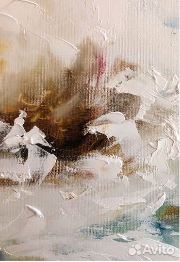 Картина Интерьерный пион Абстрактный цветок Пион