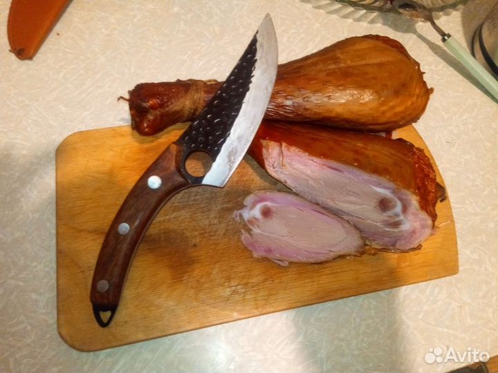 Курица горячего копчения, колбаса домашняя