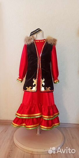 Башкирский национальный костюм для девочки 