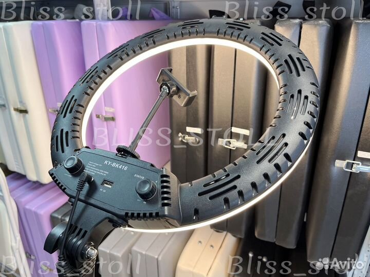 Кольцевая лампа 45 см с усиленным штативом