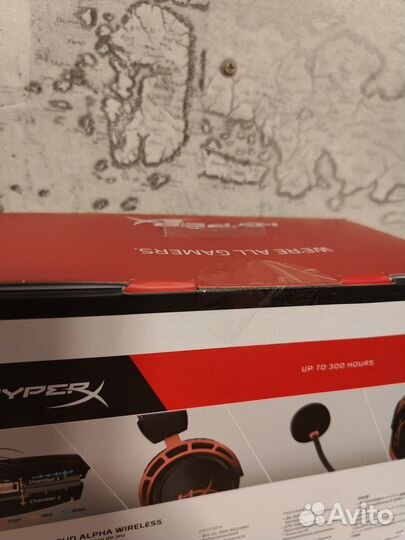 Наушники Hyperx Cloud Alpha wireless новые