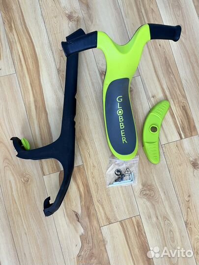 Детский 3-колесный самокат-беговел globber