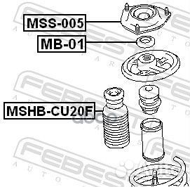 Подшипник опоры амортизатора MB01 Febest
