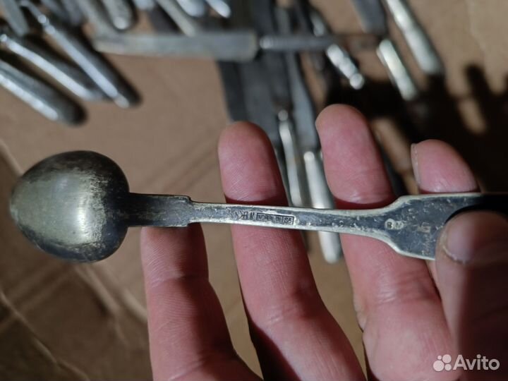 Столовые приборы старинные