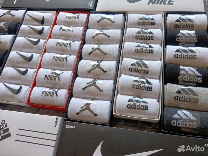 Носки Nike Puma Reebok Adidas