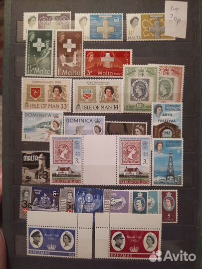 Почтовые марки мира редкие ч. 3