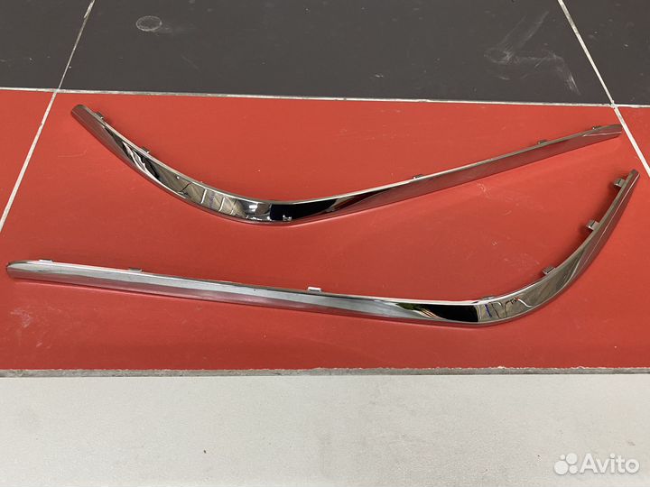 Молдинг заднего бампера Mercedes GL 164 Рестайлинг