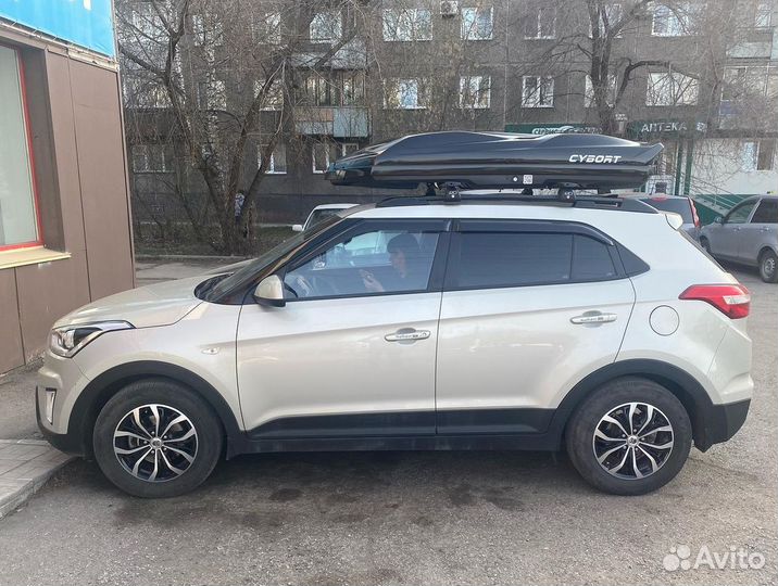 Автобокс cybort F1, 206*80*33, 410л черный глянец