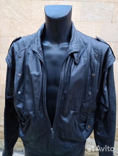 Кожаная куртка мужская