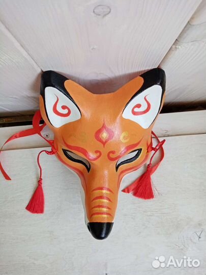 Маска лисы- кицунэ