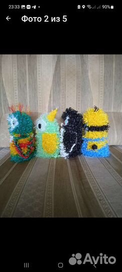 Мочалки ручной вязки