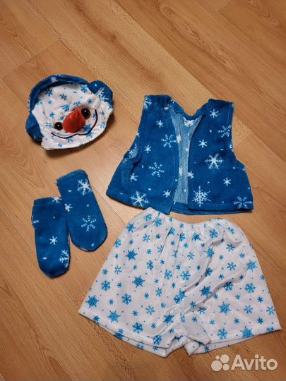 Карнавальный новогодний костюм снеговик аренда