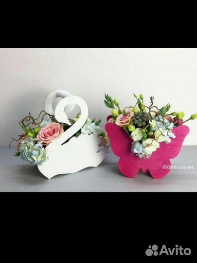 Кашпо Декоративные деревянные ящики