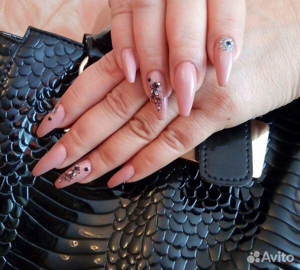 Наращивание ногтей с выездом на дом. Новосибирск