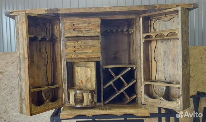 Бар из массива Дуба